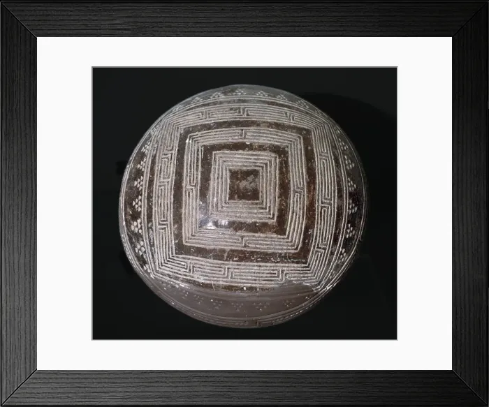Framed Print : Pottery from an iron age village in Malta