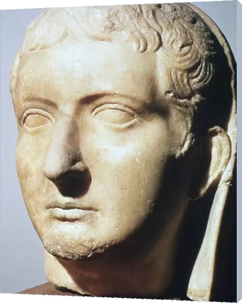 Head of the Roman Emperor Tiberius Caesar, 1st century