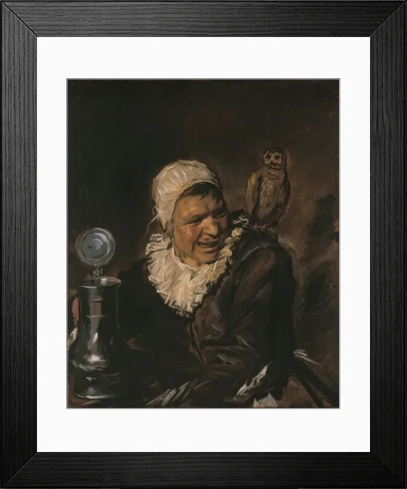Framed Print : Malle Babbe, c. 1633. Artist: Hals, Frans I (1581-1666) Framed Print : Malle Babbe, c. 1633. Artist: Hals, Frans I (1581-1666)