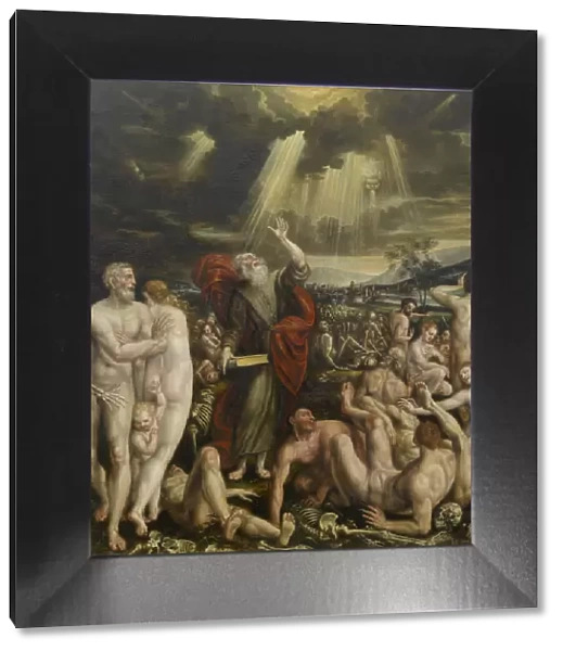 The Vision of the Prophet Ezekiel. Artist: Massys, Quentin (1466?1530)