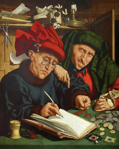 The Tax Collectors, 1520s. Artist: Massys, Quentin (1466?1530)