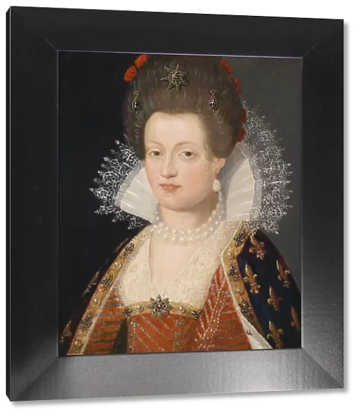 Portrait of Marie de Medici (1575-1642), 1605. Artist: Pourbus, Frans, the Younger (1569-1622)