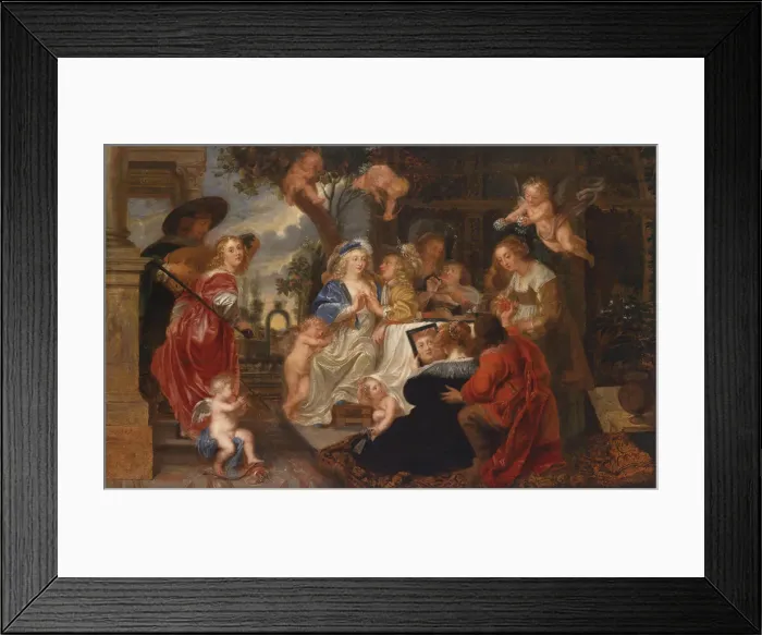 Framed Print : The Love Garden. Artist: Rubens, Peter Paul, (School) Framed Print : The Love Garden. Artist: Rubens, Peter Paul, (School)