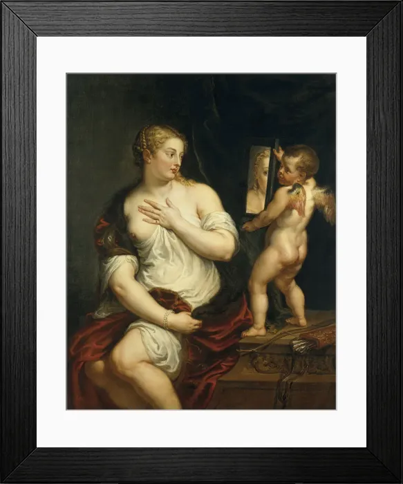 Framed Print : Venus and Cupid, c. 1610. Artist: Rubens, Pieter Paul (1577-1640) Framed Print : Venus and Cupid, c. 1610. Artist: Rubens, Pieter Paul (1577-1640)