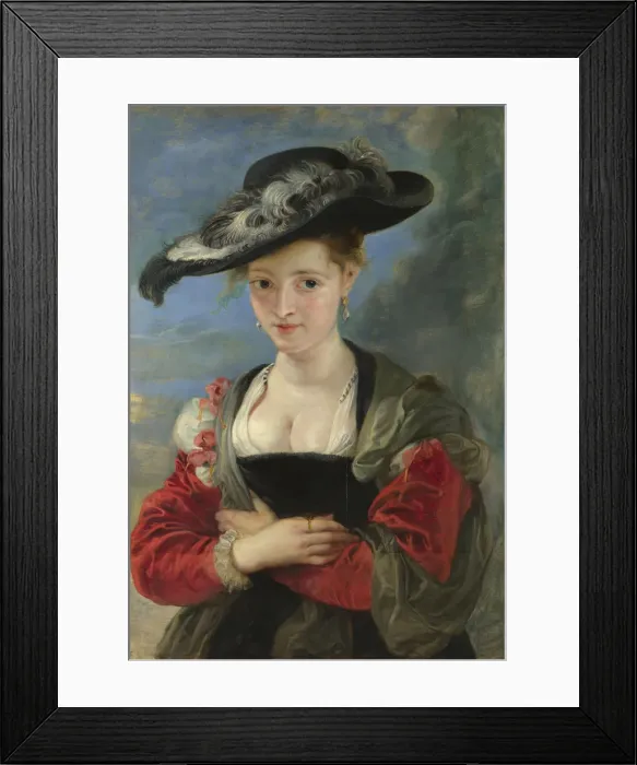 Framed Print : Portrait of Susanna Lunden (Le Chapeau de Paille), 1622-1625. Artist: Rubens, Pieter Paul (1577-1640) Framed Print : Portrait of Susanna Lunden (Le Chapeau de Paille), 1622-1625. Artist: Rubens, Pieter Paul (1577-1640)