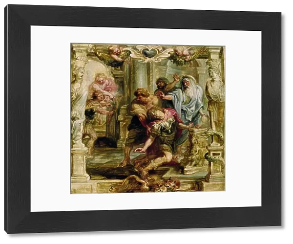 The death of Achilles, 1630-1635. Artist: Rubens, Pieter Paul (1577-1640)