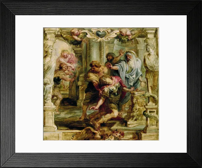 Framed Print : The death of Achilles, 1630-1635. Artist: Rubens, Pieter Paul (1577-1640) Framed Print : The death of Achilles, 1630-1635. Artist: Rubens, Pieter Paul (1577-1640)