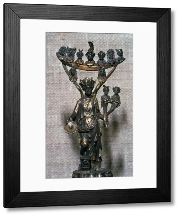 Framed Print : Roman winged tutelary goddess of a city Framed Print : Roman winged tutelary goddess of a city