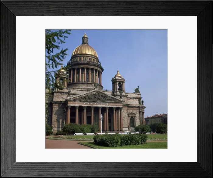 Framed Print : St Isaacs Cathedral in St Petersburg Framed Print : St Isaacs Cathedral in St Petersburg