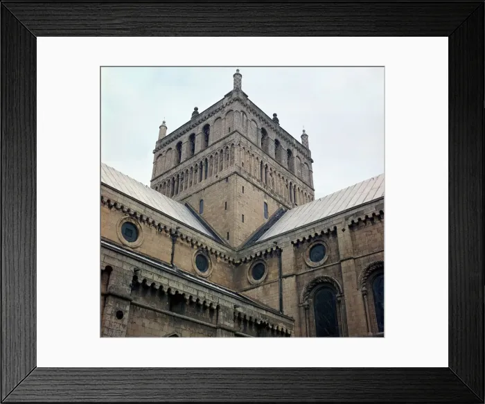 Framed Print : Lantern Tower of Southwell Minster, 12th century Framed Print : Lantern Tower of Southwell Minster, 12th century