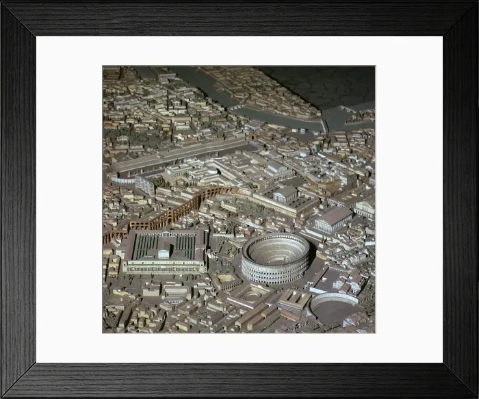 Framed Print : Model of Imperial-period Rome, 2nd century Framed Print : Model of Imperial-period Rome, 2nd century