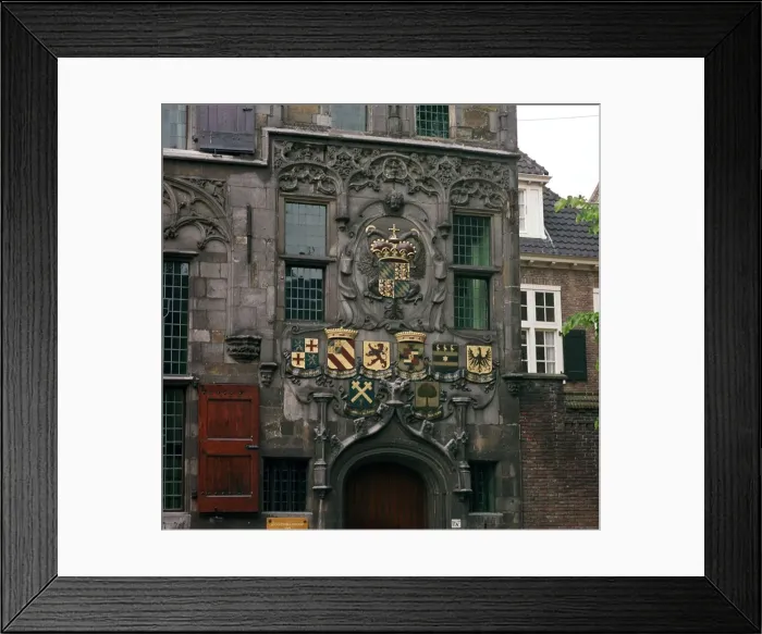 Framed Print : The Old Town Hall in Delft, 17th century. Artist: CM Dixon Framed Print : The Old Town Hall in Delft, 17th century. Artist: CM Dixon