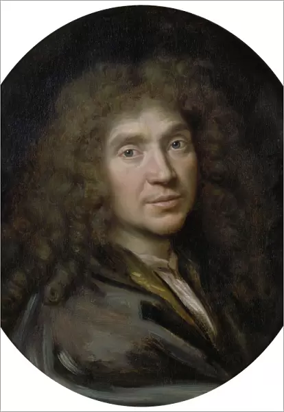 Portrait of the author Moliere (1622-1673), ca 1658. Artist: Mignard, Pierre (1612-1695)