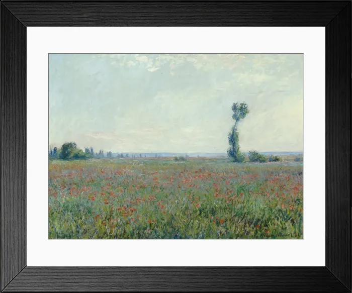 Framed Print : Poppy field, 1881. Artist: Monet, Claude (1840-1926) Framed Print : Poppy field, 1881. Artist: Monet, Claude (1840-1926)