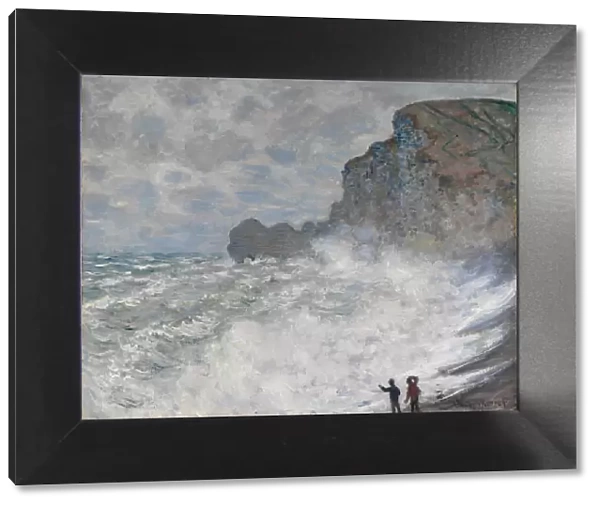 Rough weather at Etretat, 1883. Artist: Monet, Claude (1840-1926)