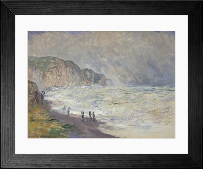 Framed Print : Heavy Sea at Pourville, 1897. Artist: Monet, Claude (1840-1926) Framed Print : Heavy Sea at Pourville, 1897. Artist: Monet, Claude (1840-1926)