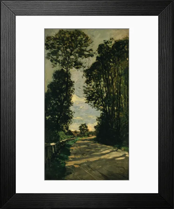 Framed Print : Walk (Road of the Farm Saint-Simeon), 1864. Artist: Monet, Claude (1840-1926) Framed Print : Walk (Road of the Farm Saint-Simeon), 1864. Artist: Monet, Claude (1840-1926)