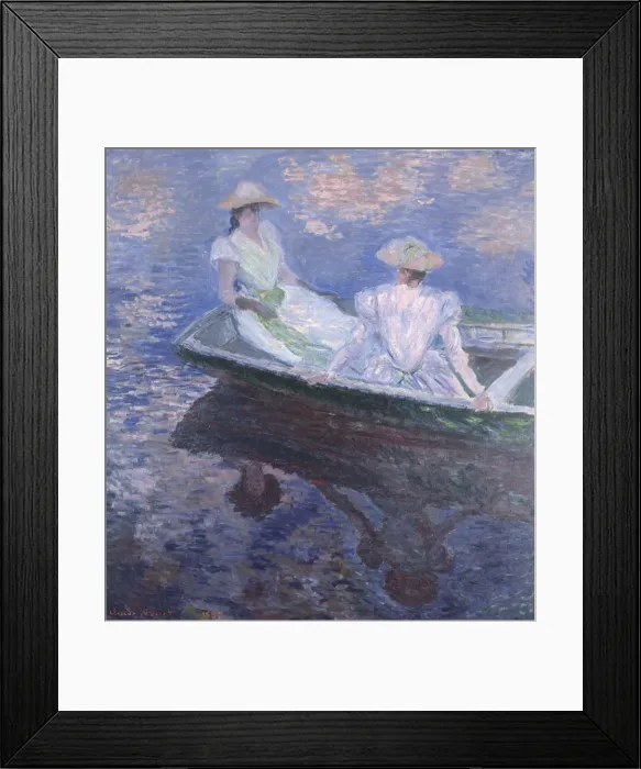 Framed Print : On the Boat, 1887. Artist: Monet, Claude (1840-1926) Framed Print : On the Boat, 1887. Artist: Monet, Claude (1840-1926)