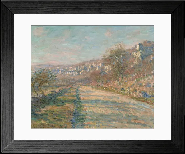 Framed Print : Road of La Roche-Guyon, 1880. Artist: Monet, Claude (1840-1926) Framed Print : Road of La Roche-Guyon, 1880. Artist: Monet, Claude (1840-1926)