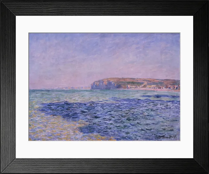 Framed Print : Shadows on the Sea. The Cliffs at Pourville, 1882. Artist: Monet, Claude (1840-1926) Framed Print : Shadows on the Sea. The Cliffs at Pourville, 1882. Artist: Monet, Claude (1840-1926)