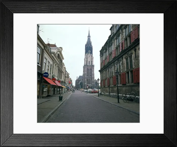 Framed Print : Neue Kerk in Delft, 14th century. Artist: CM Dixon Framed Print : Neue Kerk in Delft, 14th century. Artist: CM Dixon