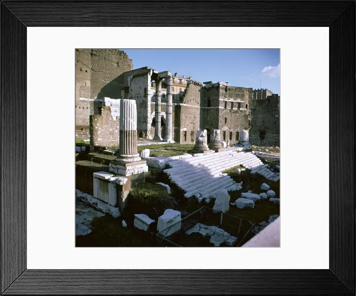 Framed Print : Temple of Mars Utor in Rome, 1st century Framed Print : Temple of Mars Utor in Rome, 1st century