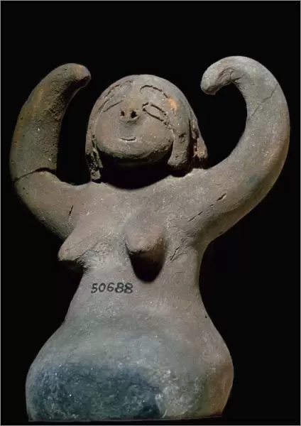 Egyptian figure of baked clay