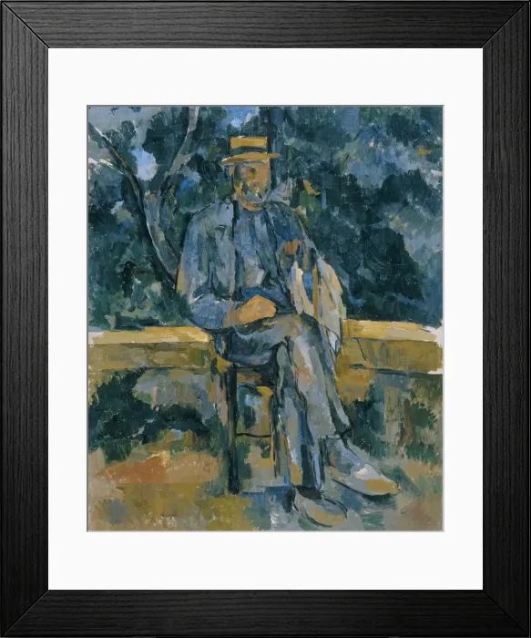 Framed Print : Portrait of Peasant, 1905-1906. Artist: Cezanne, Paul (1839-1906)