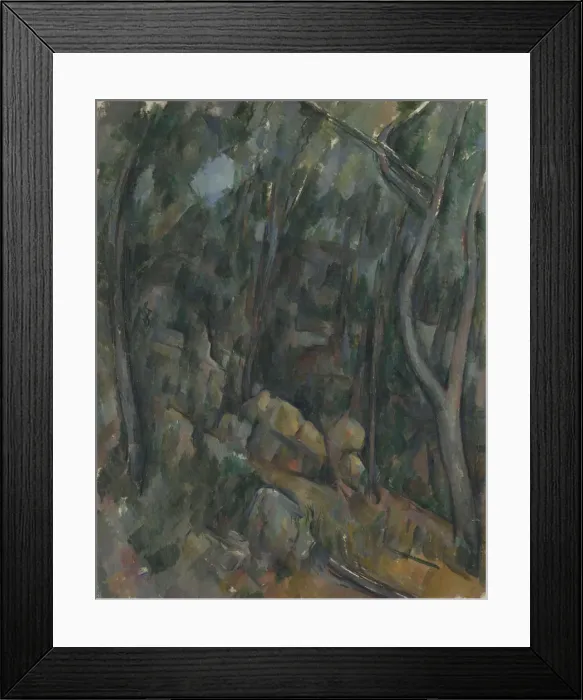 Framed Print : The Grounds of the Chateau Noir, um 1900-1904. Artist: Cezanne, Paul (1839-1906) Framed Print : The Grounds of the Chateau Noir, um 1900-1904. Artist: Cezanne, Paul (1839-1906)
