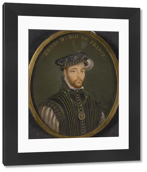 Portrait of King Henry II of France (Copy). Artist: Clouet, Francois (1510-1572)
