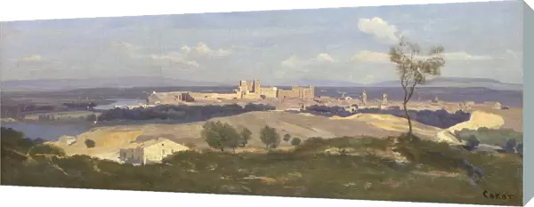 Avignon from the West, 1836. Artist: Corot, Jean-Baptiste Camille (1796-1875)