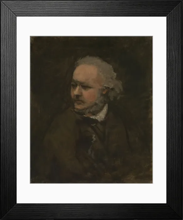 Framed Print : Portrait of the painter Honore Daumier (1808-1879), c. 1876. Artist: Daubigny, Charles-Francois (1817-1878) Framed Print : Portrait of the painter Honore Daumier (1808-1879), c. 1876. Artist: Daubigny, Charles-Francois (1817-1878)