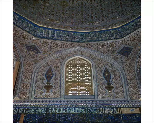 Interior of the Gur-I Mur Mausoleum in Samarkand, 15th century