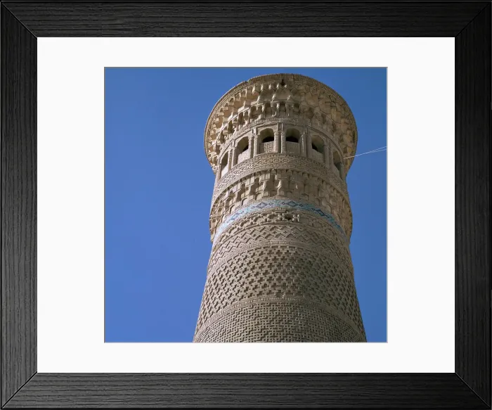 Framed Print : Kalian Minaret in Bukhara, 12th century