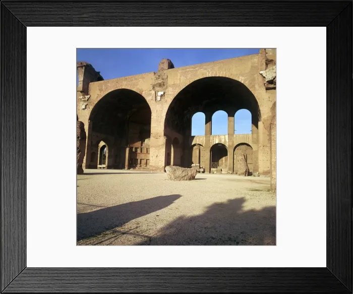Framed Print : Basilca of the Emperor Maxentius Framed Print : Basilca of the Emperor Maxentius