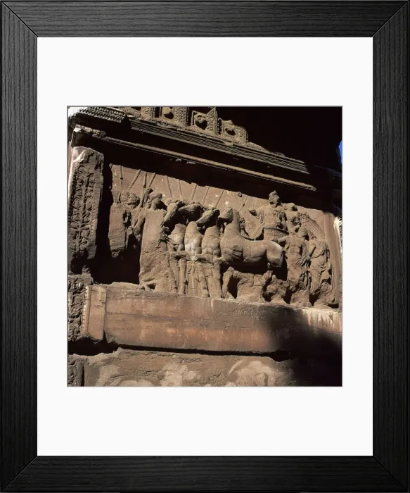 Framed Print : Detail of the arch of the Emperor Titus Framed Print : Detail of the arch of the Emperor Titus