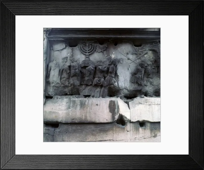 Framed Print : Detail of the arch of the Emperor Titus, 1st century Framed Print : Detail of the arch of the Emperor Titus, 1st century
