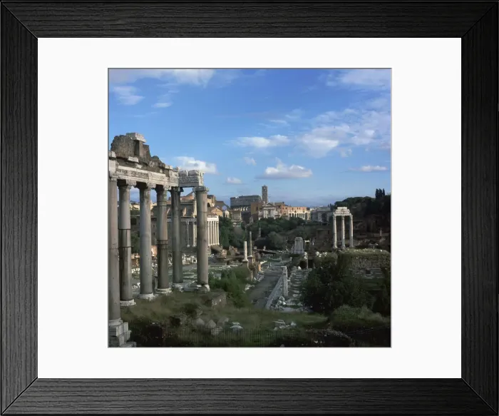 Framed Print : View of the Roman forum, 5th century BC Framed Print : View of the Roman forum, 5th century BC