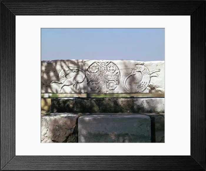 Framed Print : Fragment from a Byzantine church in Athens Framed Print : Fragment from a Byzantine church in Athens