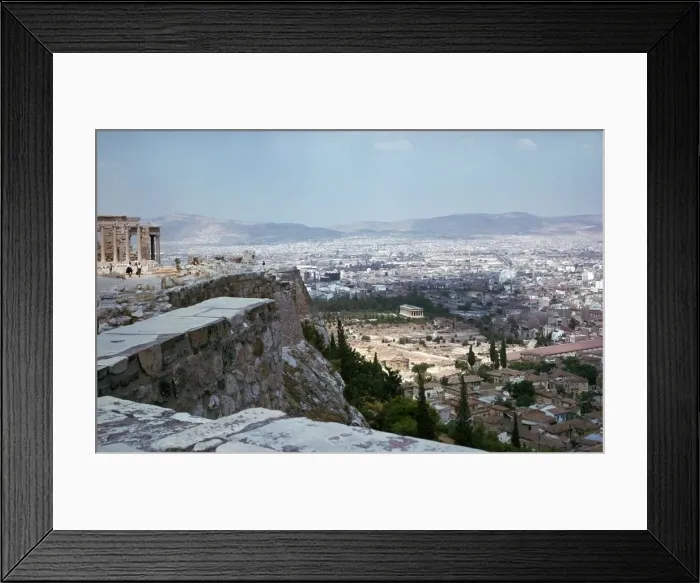 Framed Print : View of the Athenian Agora from the Acropolis Framed Print : View of the Athenian Agora from the Acropolis