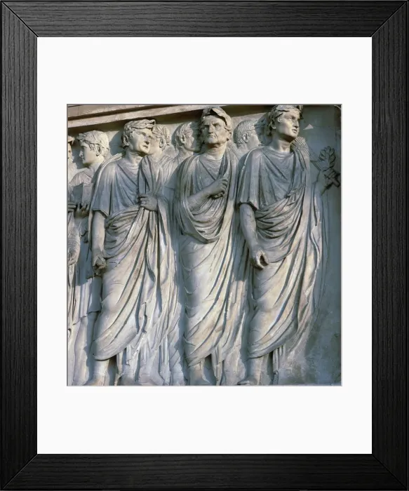 Framed Print : Detail of the Ara Pacis, 1st century BC Framed Print : Detail of the Ara Pacis, 1st century BC