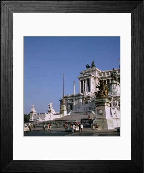 Framed Print : The monument to Victor Emmanuel II in Rome, 19th century. Artist: Giuseppe Sacconi Framed Print : The monument to Victor Emmanuel II in Rome, 19th century. Artist: Giuseppe Sacconi