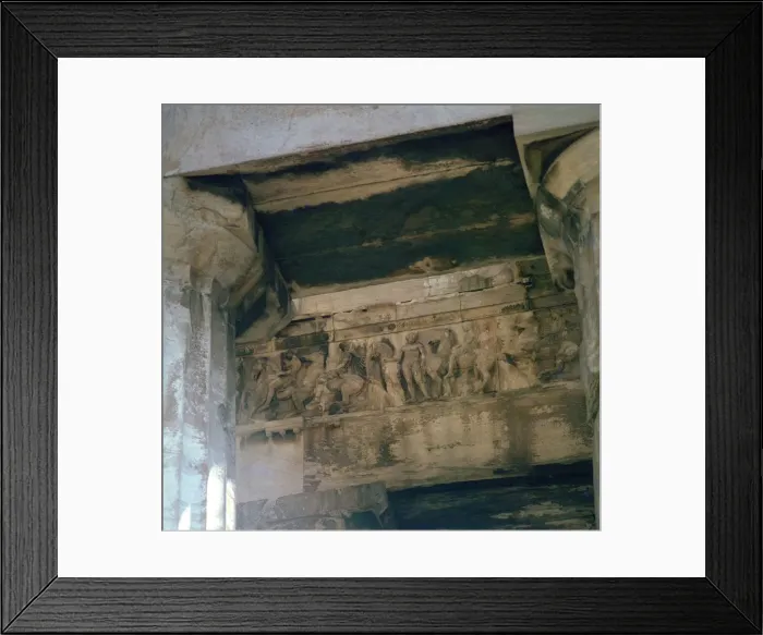 Framed Print : Detail of part of the Panathenaic frieze on the Parthenon, 5th century BC Framed Print : Detail of part of the Panathenaic frieze on the Parthenon, 5th century BC