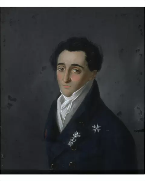 Portrait of Christofor Ekimovich Abamelik-Lazarev (1789-1871), 1820. Artist: Bardou, Karl Wilhelm (1750s-after 1842)