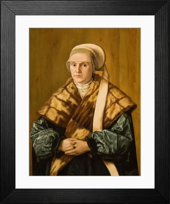 Framed Print : Portrait of a Woman, 1529. Artist: Beham, Barthel (c. 1502-1540) Framed Print : Portrait of a Woman, 1529. Artist: Beham, Barthel (c. 1502-1540)