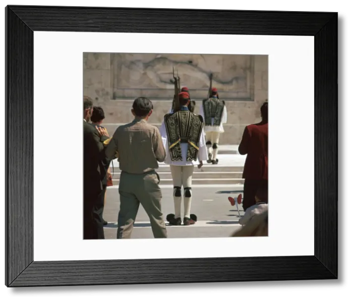 Framed Print : Shot of the Ezvones at the Tomb of the Unknown Soldier Framed Print : Shot of the Ezvones at the Tomb of the Unknown Soldier