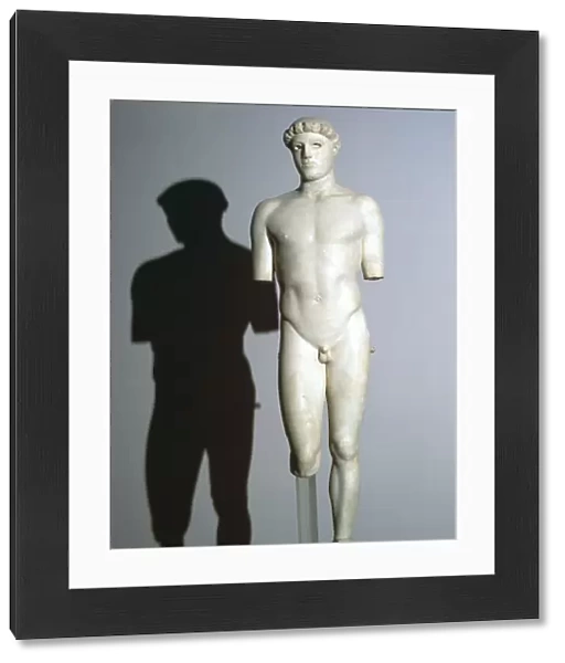 Greek statue known as the Kritios Boy, 5th century BC