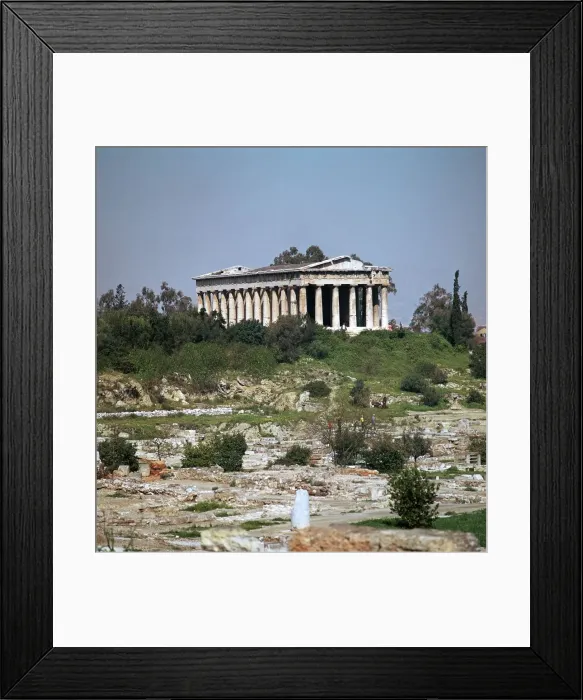 Framed Print : Temple of Hephaestus in the Agora in Athens Framed Print : Temple of Hephaestus in the Agora in Athens