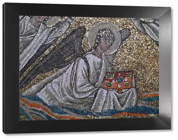 Mosaic of an angel, 6th century