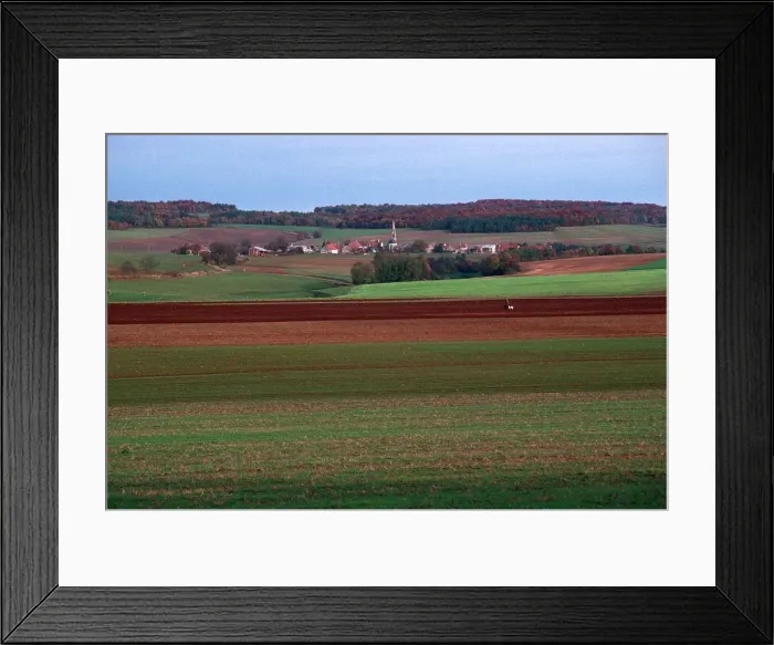 Framed Print : Landscape in Burgundy Framed Print : Landscape in Burgundy